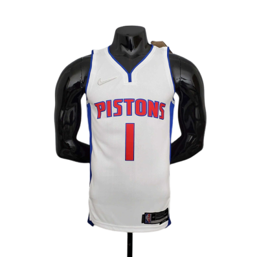 Camisa Regata Detroit Pistons Branca - Masculina