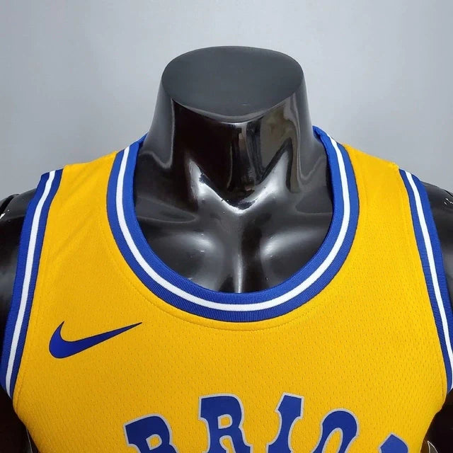 Camisa Regata Golden State Warriors Amarela e Azul - Masculina