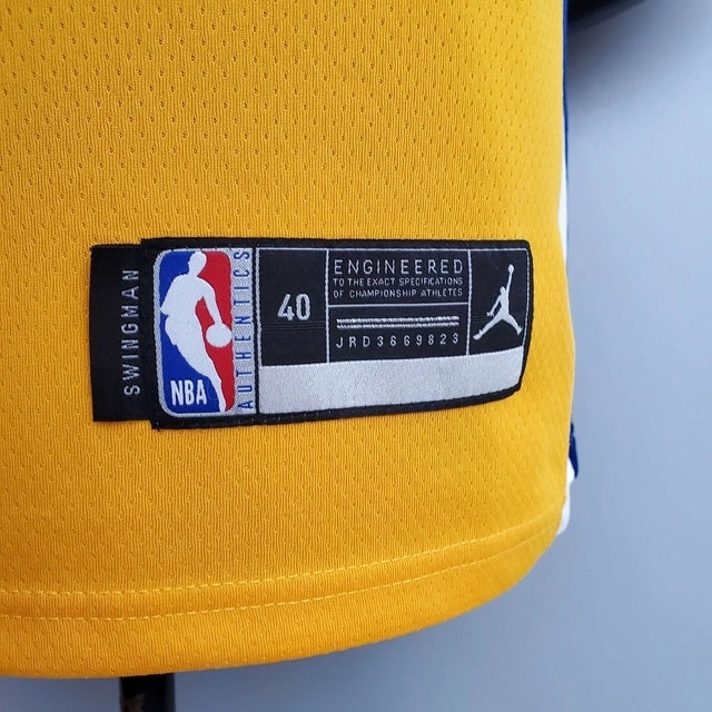 Camisa Regata Golden State Warriors Amarela e Azul - Masculina