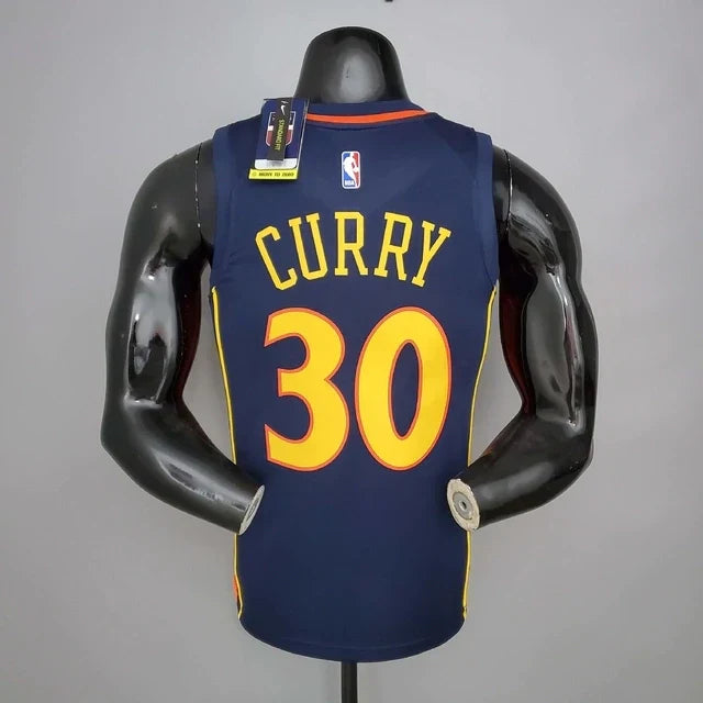Camisa Regata Golden State Warriors Azul e Laranja - Masculina