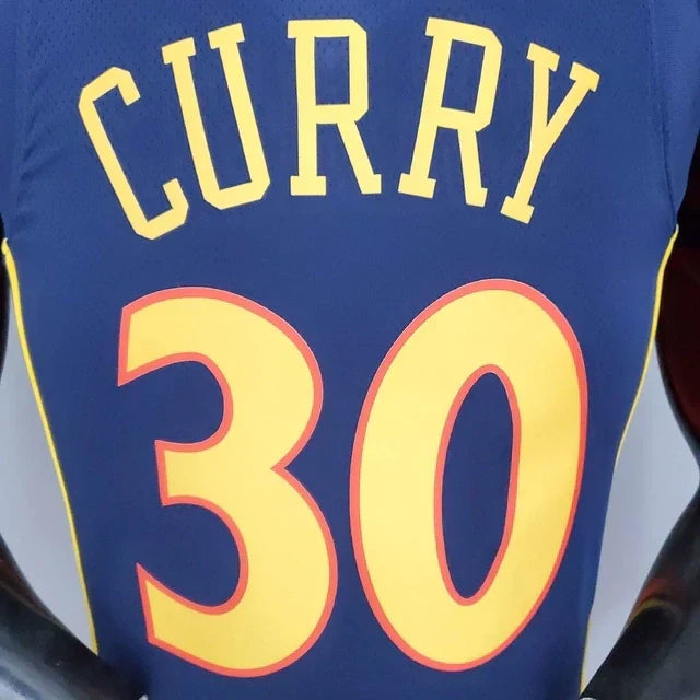 Camisa Regata Golden State Warriors Azul e Laranja - Masculina
