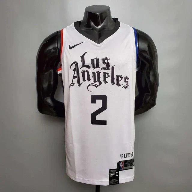 Camisa Regata Los Angeles Clippers Branca e Preta - Masculina