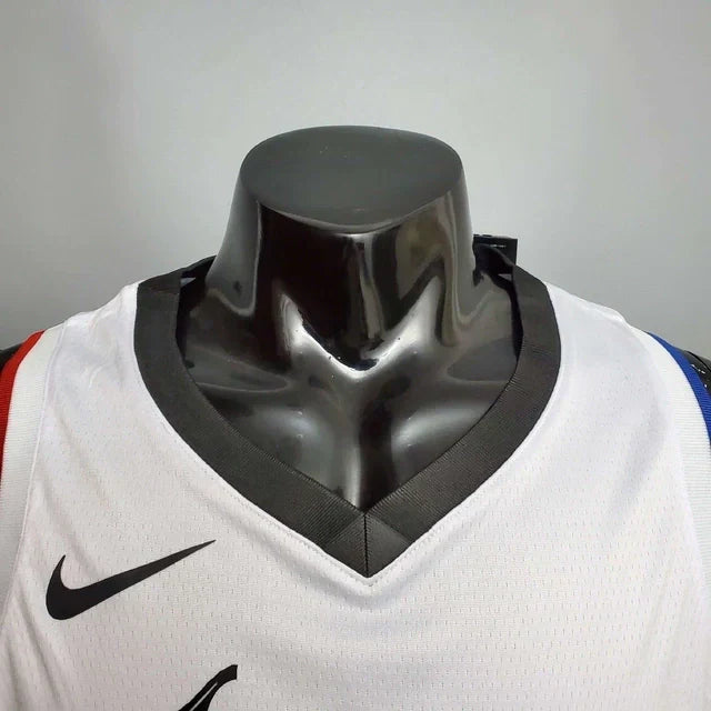 Camisa Regata Los Angeles Clippers Branca e Preta - Masculina