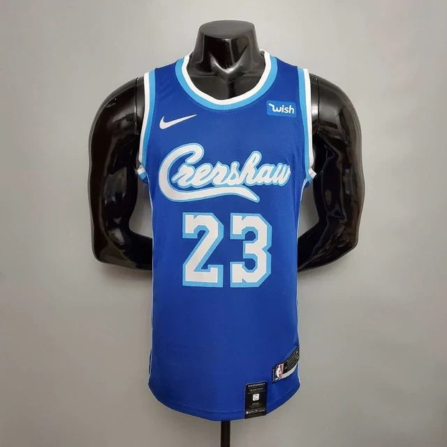 Camisa Regata Los Angeles Lakers Azul e Branca - Masculina