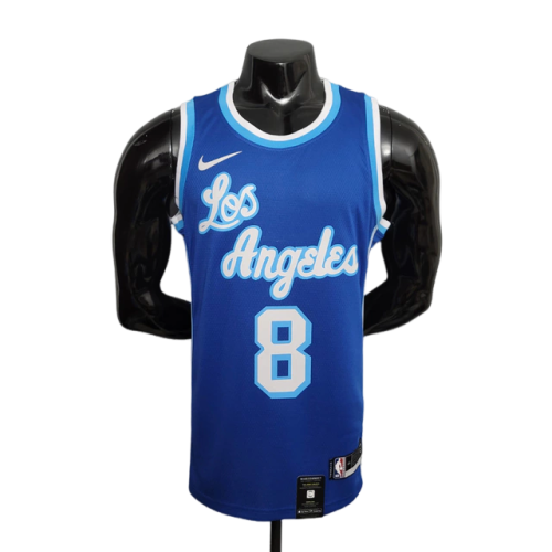 Camisa Regata Los Angeles Lakers Azul e Branca - Masculina