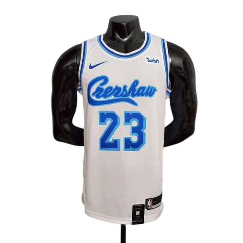 Camisa Regata Los Angeles Lakers Branca Crenshaw - Masculina