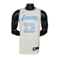 Camisa Regata Los Angeles Lakers Branca Crew Neck - Masculina