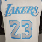 Camisa Regata Los Angeles Lakers Branca Crew Neck - Masculina