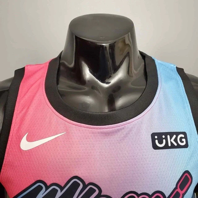 Camisa Regata NBA Miami Heat Rosa e Azul - Masculina