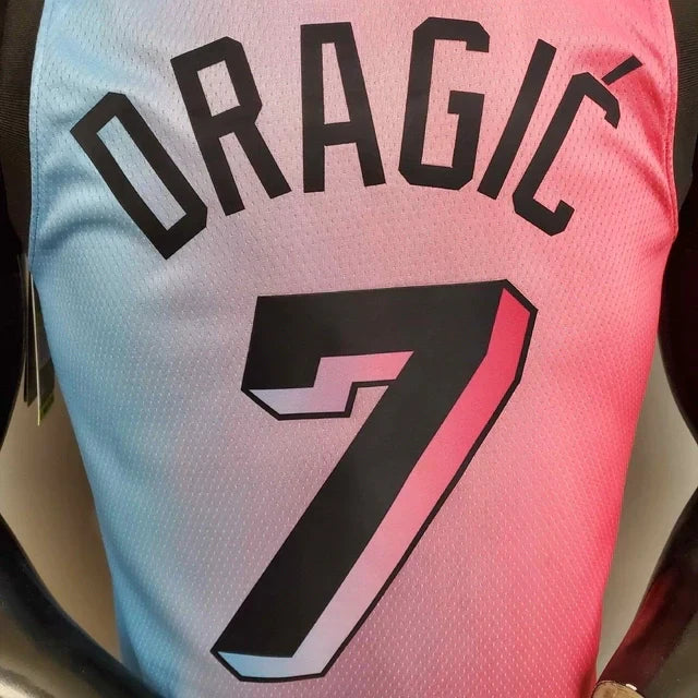Camisa Regata NBA Miami Heat Rosa e Azul - Masculina