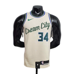 Camisa Regata NBA Milwaukee Bucks Bege - Masculina
