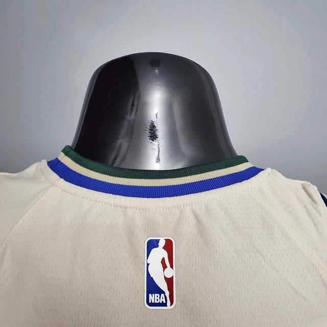 Camisa Regata NBA Milwaukee Bucks Bege - Masculina