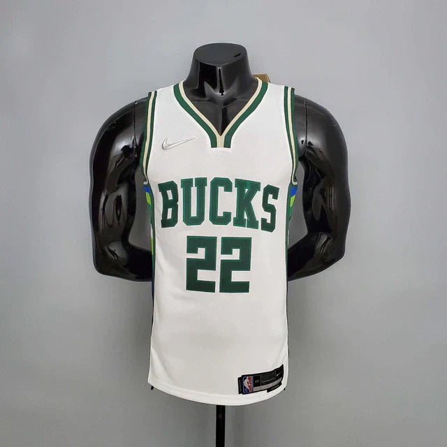 Camisa Regata NBA Milwaukee Bucks Branca - Masculina