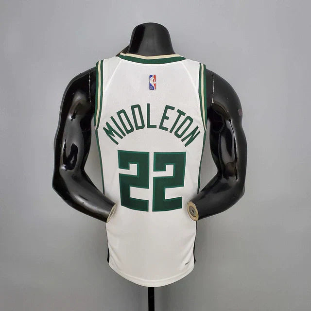 Camisa Regata NBA Milwaukee Bucks Branca - Masculina