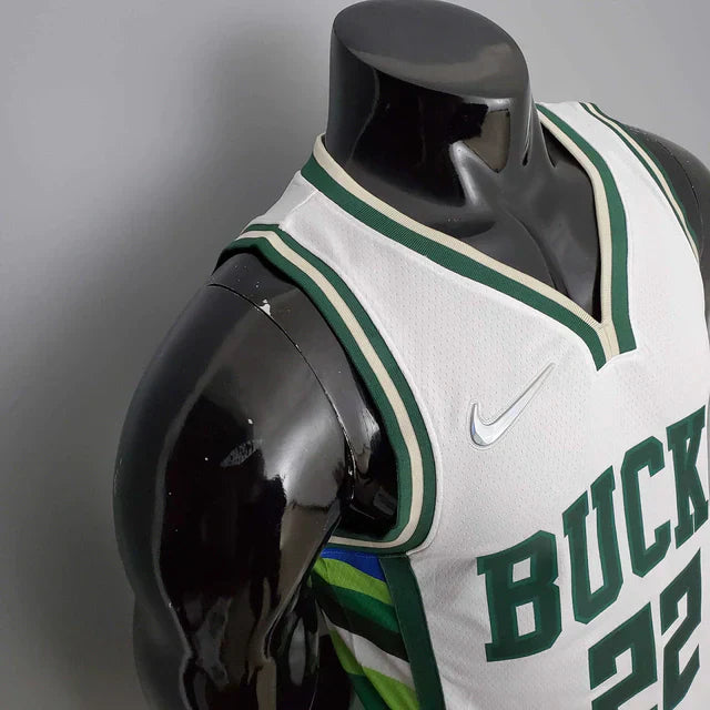 Camisa Regata NBA Milwaukee Bucks Branca - Masculina