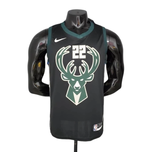 Camisa Regata NBA Milwaukee Bucks Preta - Masculina