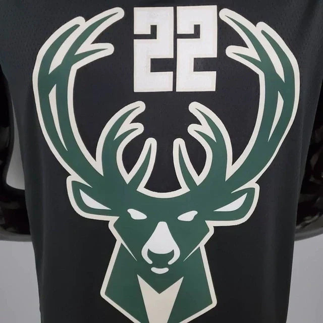 Camisa Regata NBA Milwaukee Bucks Preta - Masculina