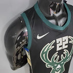 Camisa Regata NBA Milwaukee Bucks Preta - Masculina