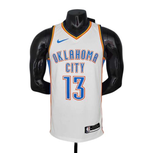 Camisa Regata NBA Oklahoma City Thunder Branca - Masculina