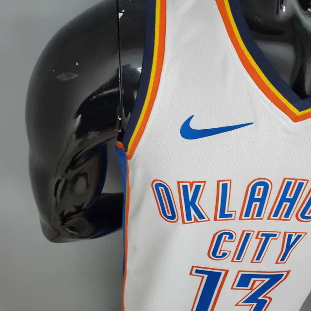 Camisa Regata NBA Oklahoma City Thunder Branca - Masculina