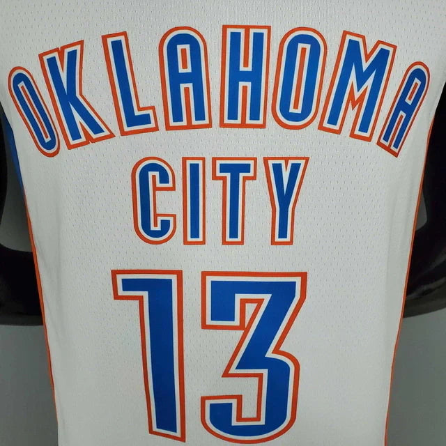 Camisa Regata NBA Oklahoma City Thunder Branca - Masculina