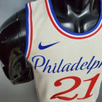 Camisa Regata NBA Philadelphia 76ers Bege - Masculina