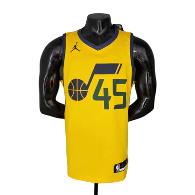Camiseta Regata Utah Jazz Amarela - Masculina
