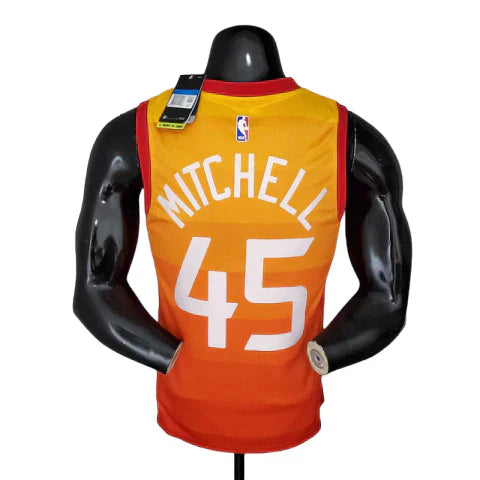Camiseta Regata Utah Jazz Laranja - Masculina