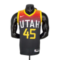 Camiseta Regata Utah Jazz Preta e Amarela - Masculina