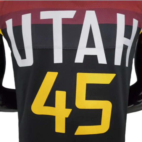 Camiseta Regata Utah Jazz Preta e Amarela - Masculina