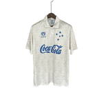 Camisa Cruzeiro Fora 93/94 - Versão Retrô Coca-Cola Branca