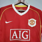 Camisa Retrô Manchester United 2006/07 Masculino Vermelho