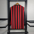 Camisa I Milan 2013/14 - Retrô Manga Longa- Vermelho