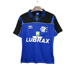 Camisa Flamengo de Goleiro 1999 - Versão Retrô Lubrax Azul