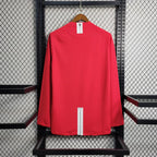 Camisa Retrô Manchester United Manga Longa 2007/08 Masculino Vermelho