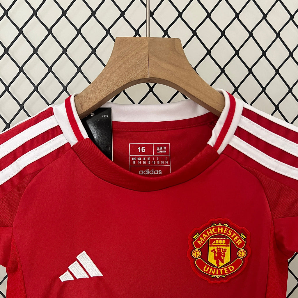 Conjunto Infantil Manchester United Home 24/25