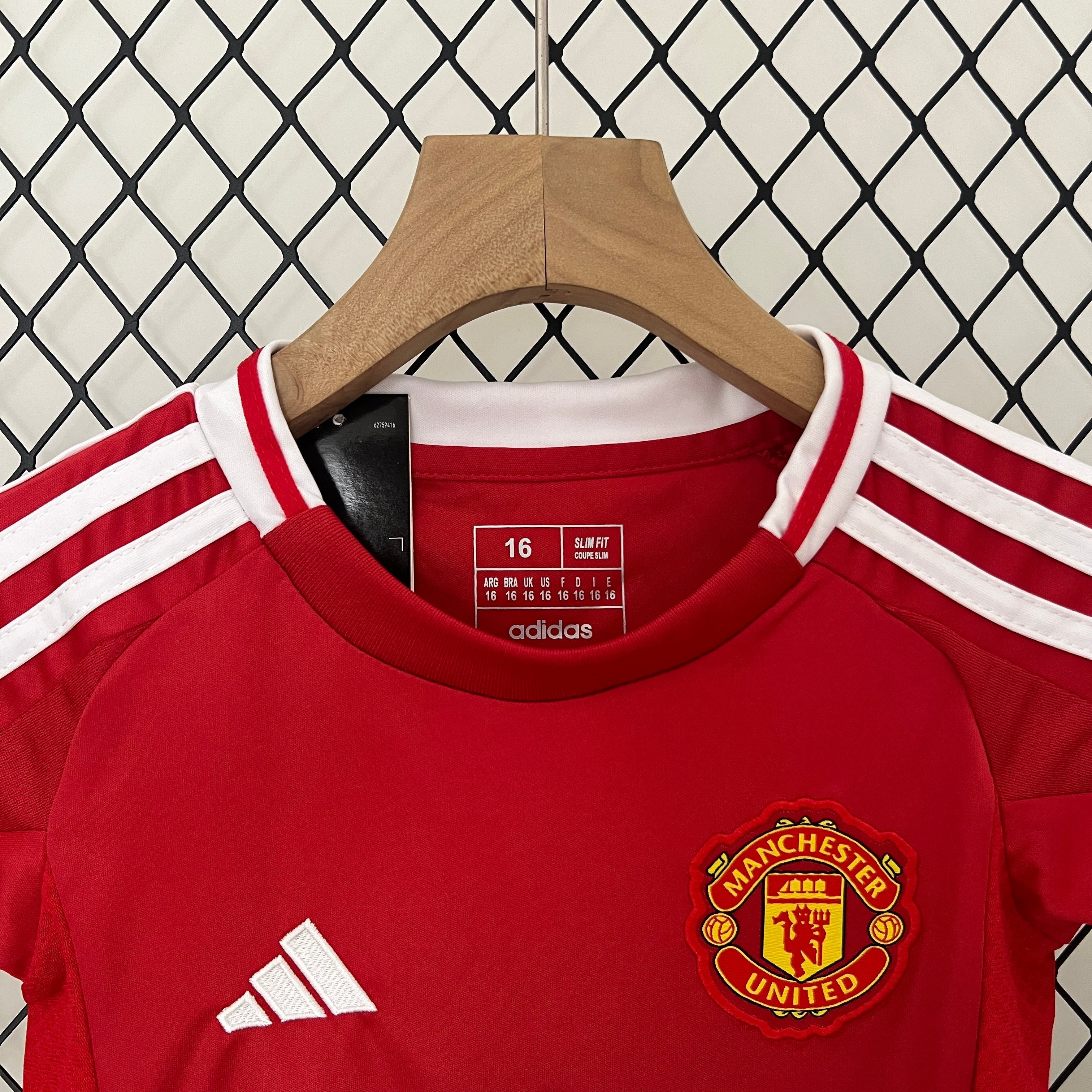Conjunto Infantil Manchester United Home 24/25