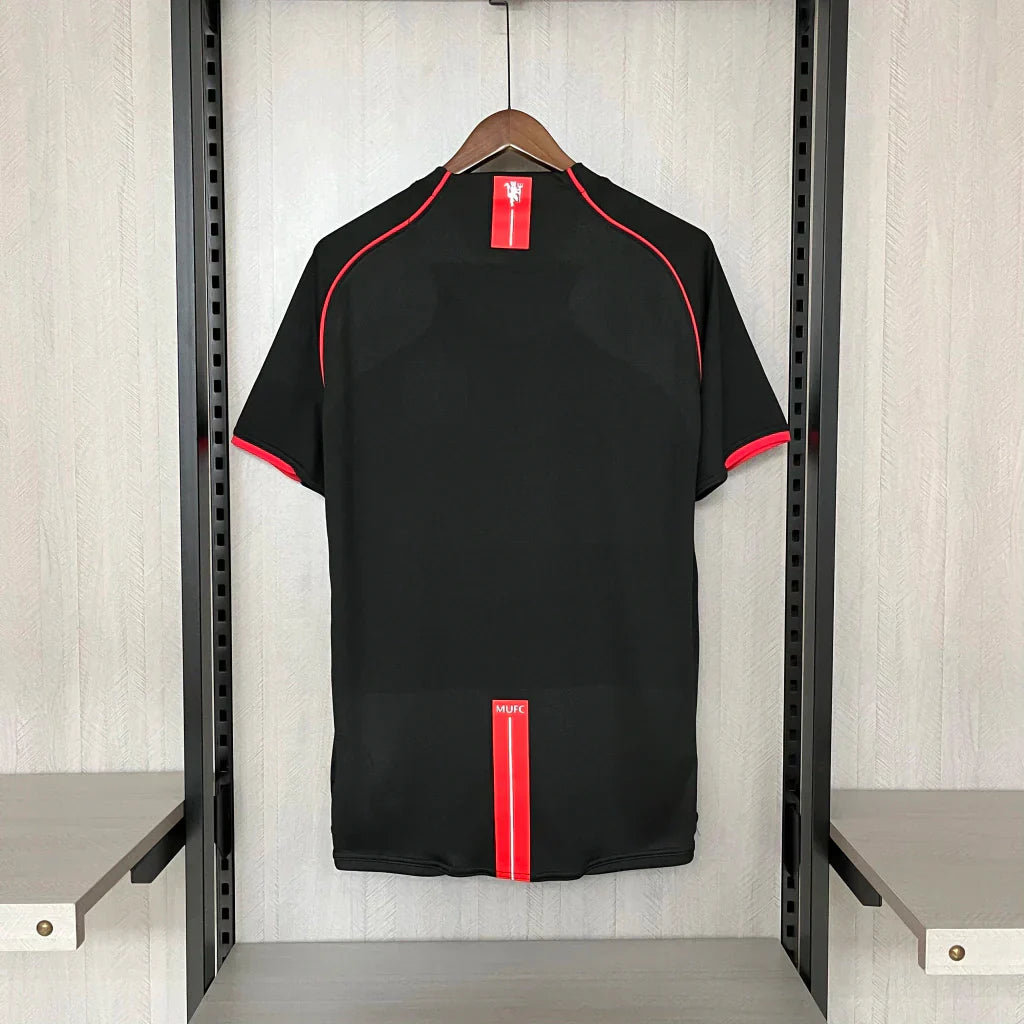Camisa Retrô Manchester United III Third 2007/08 Masculino Preta