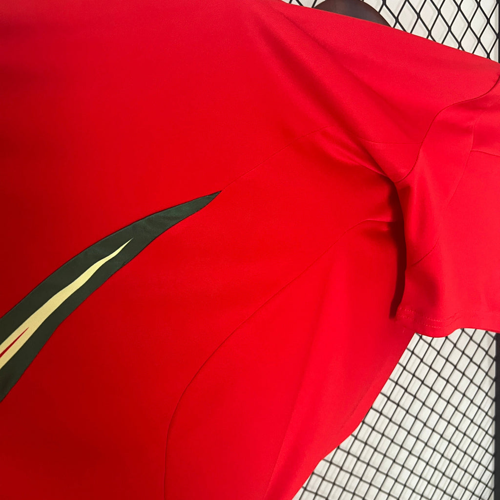 Camisa País de Gales Home 24/25 - Torcedor Masculina Lançamento