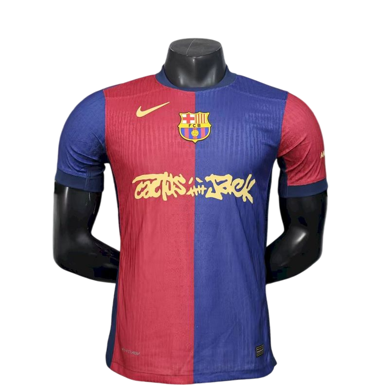 Camisa Barcelona Home x Travis Scott 24/25 - Versão Jogador