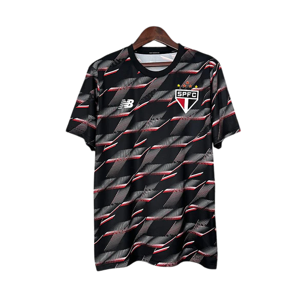 Camisa São Paulo Pré-Jogo 24/25 - Torcedor Masculina Lançamento
