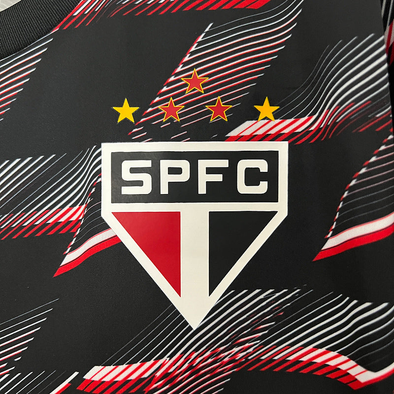 Camisa São Paulo Pré-Jogo 24/25 - Torcedor Masculina Lançamento
