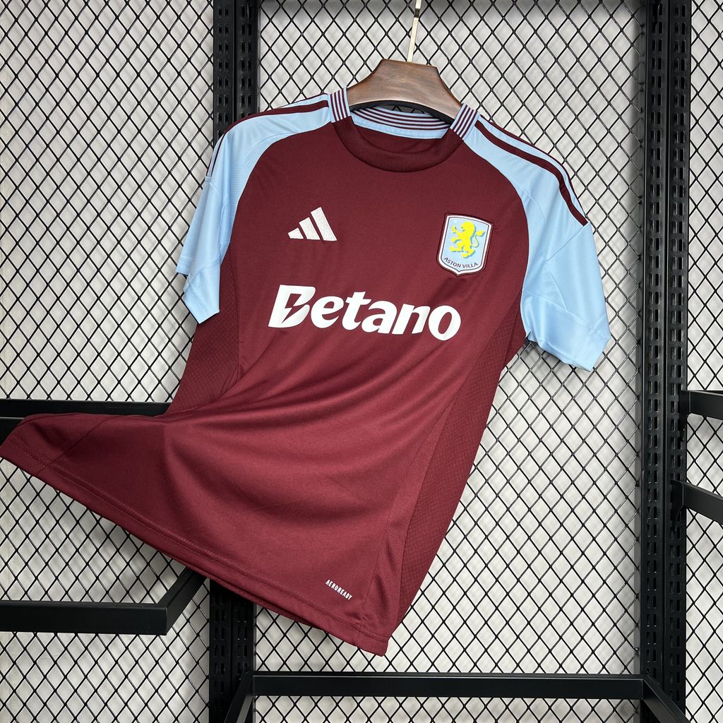 Camisa Aston Villa Home 24/25 - Torcedor Masculina Lançamento