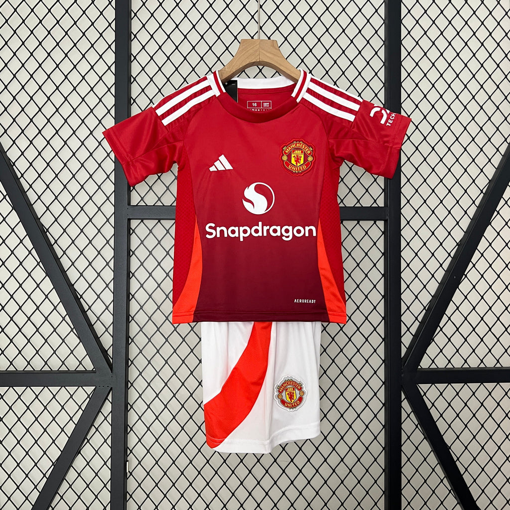 Conjunto Infantil Manchester United Home 24/25