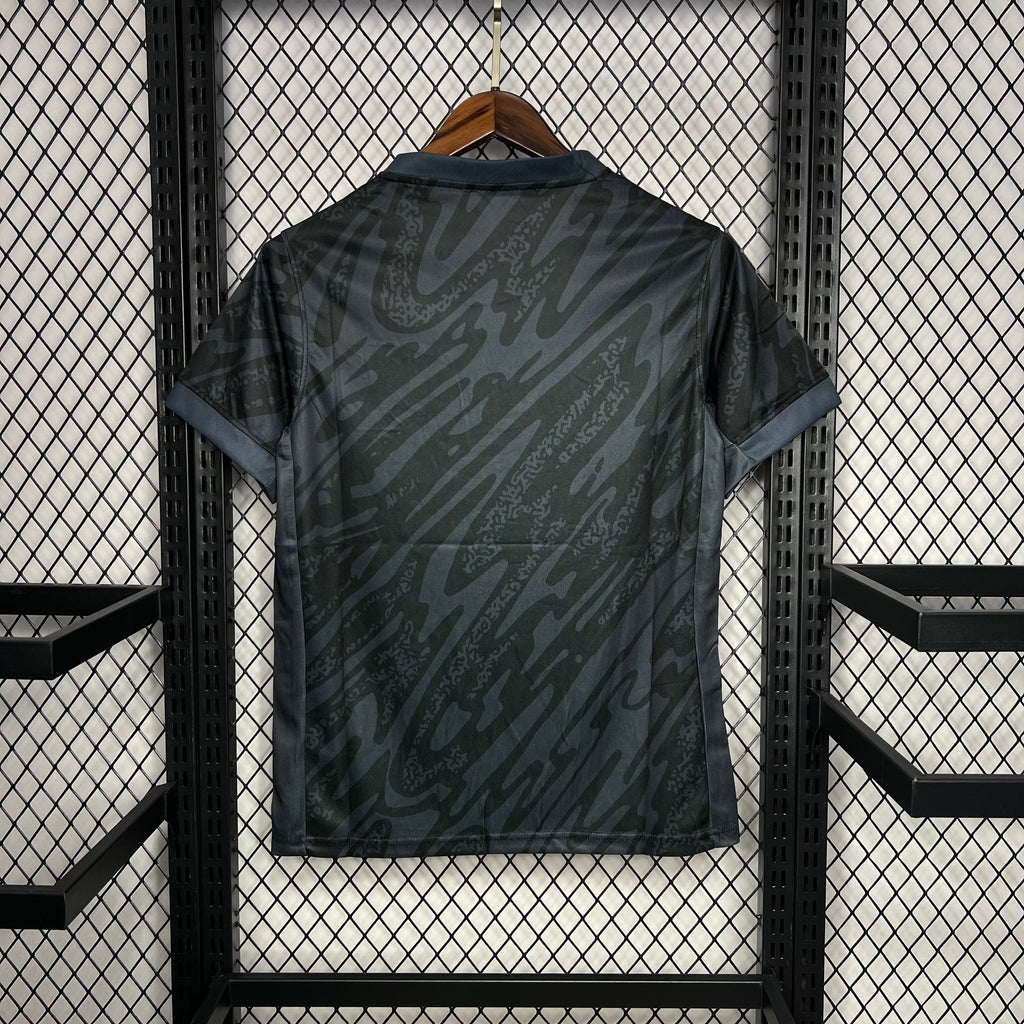 Camisa Portugal Goleiro Preta 24/25 - Versão Torcedor Masculina