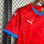 Camisa República Tcheca Home 24/25 - Torcedor Masculina Lançamento