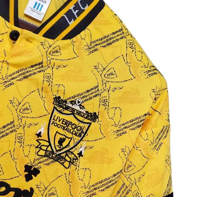 Camisa Liverpool Retrô 1994/1996 Amarela