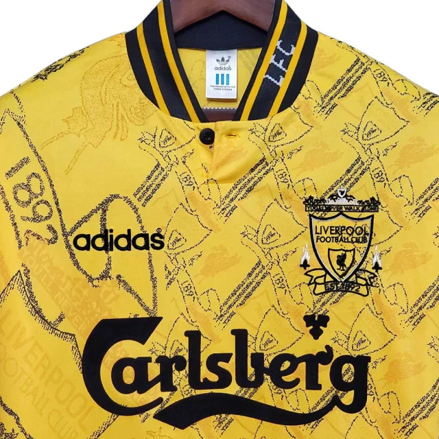 Camisa Liverpool Retrô 1994/1996 Amarela