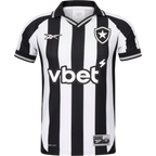 Camisa Botafogo Home 25/26 - Torcedor Reebok Masculino - Preto e Branco