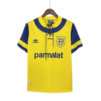 Camisa Retrô Parma I Champion 1993/95 Masculino Amarelo e Azul